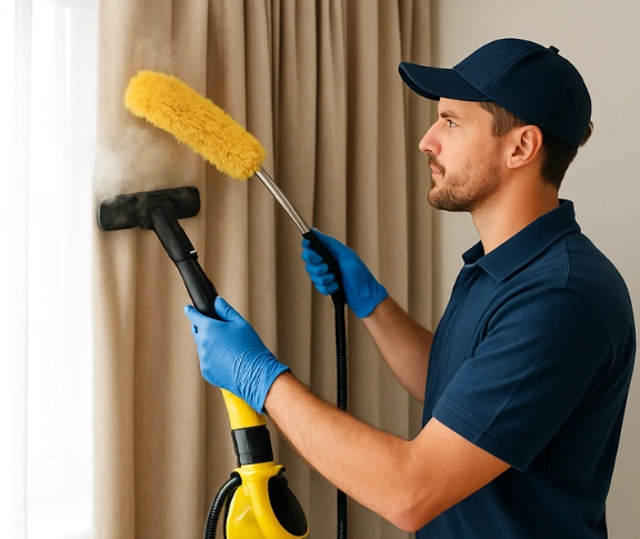 Trusted blind cleaning technician Matty Curtain Cleaning ropes-crossing-nsw QLD