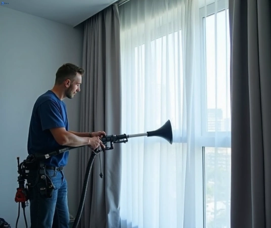Professional drapes cleaning process tools Matty Curtain Cleaning ropes-crossing-nsw